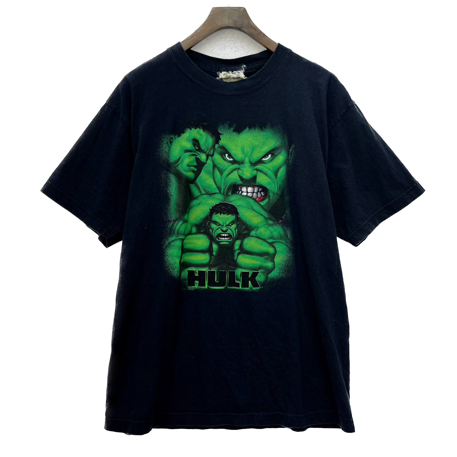 2003 The Incredible Hulk Movie Marvel Superhero Vintage T-shirt Size M Blue