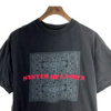 Vintage System Of A Down Band Tour l Print 2002 Black T-shirt Size M