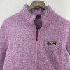 L.L. Bean Pink 3-In-1 Hooded Jacket Size M Full Zip Up