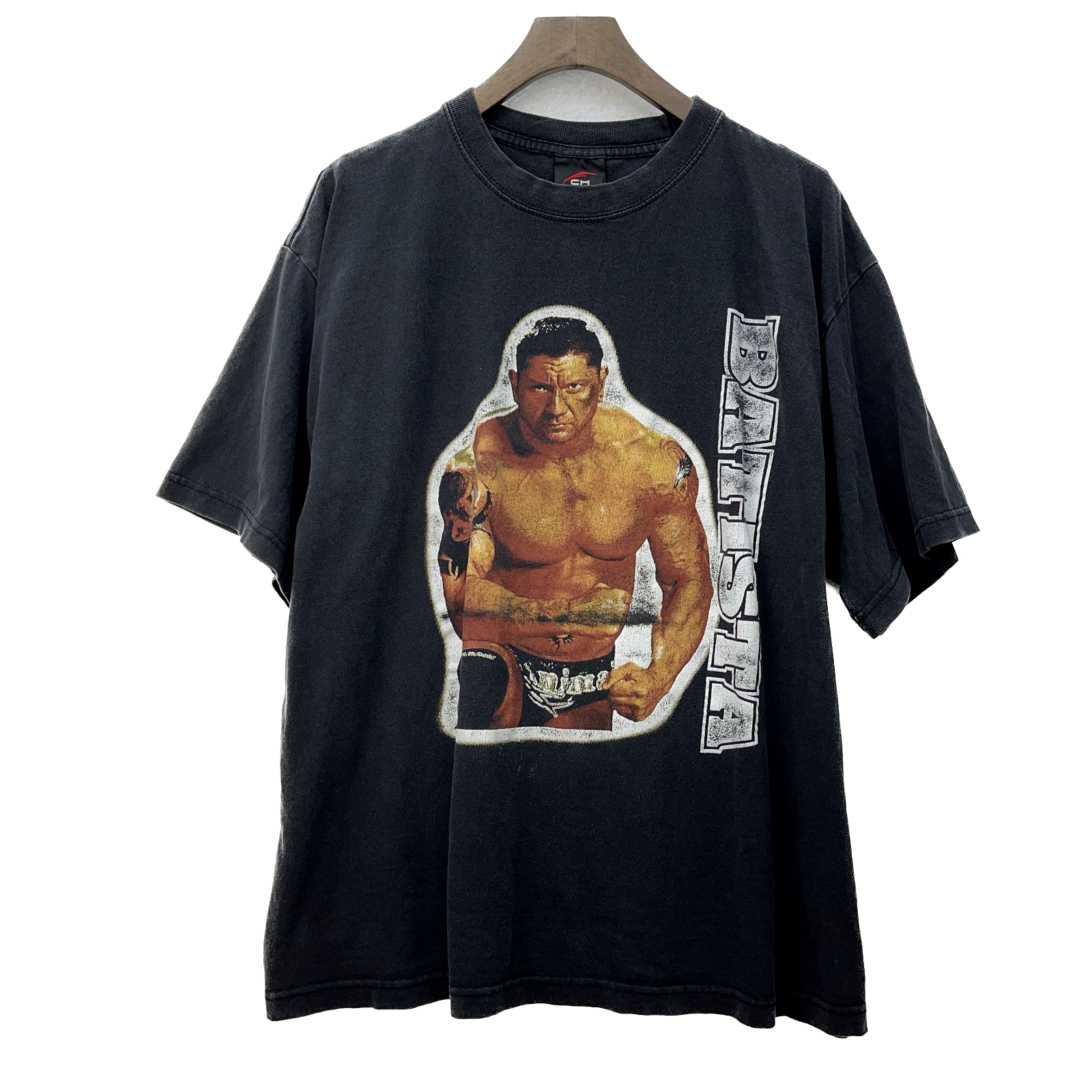 Dave Batista The Animal WWF Vintage Wrestling Graphic T-shirt Size XL WWE 90s