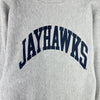 Vintage Champion Reverse Weave Kansas Jay Hawks College 90s Sweatshirt Size XL