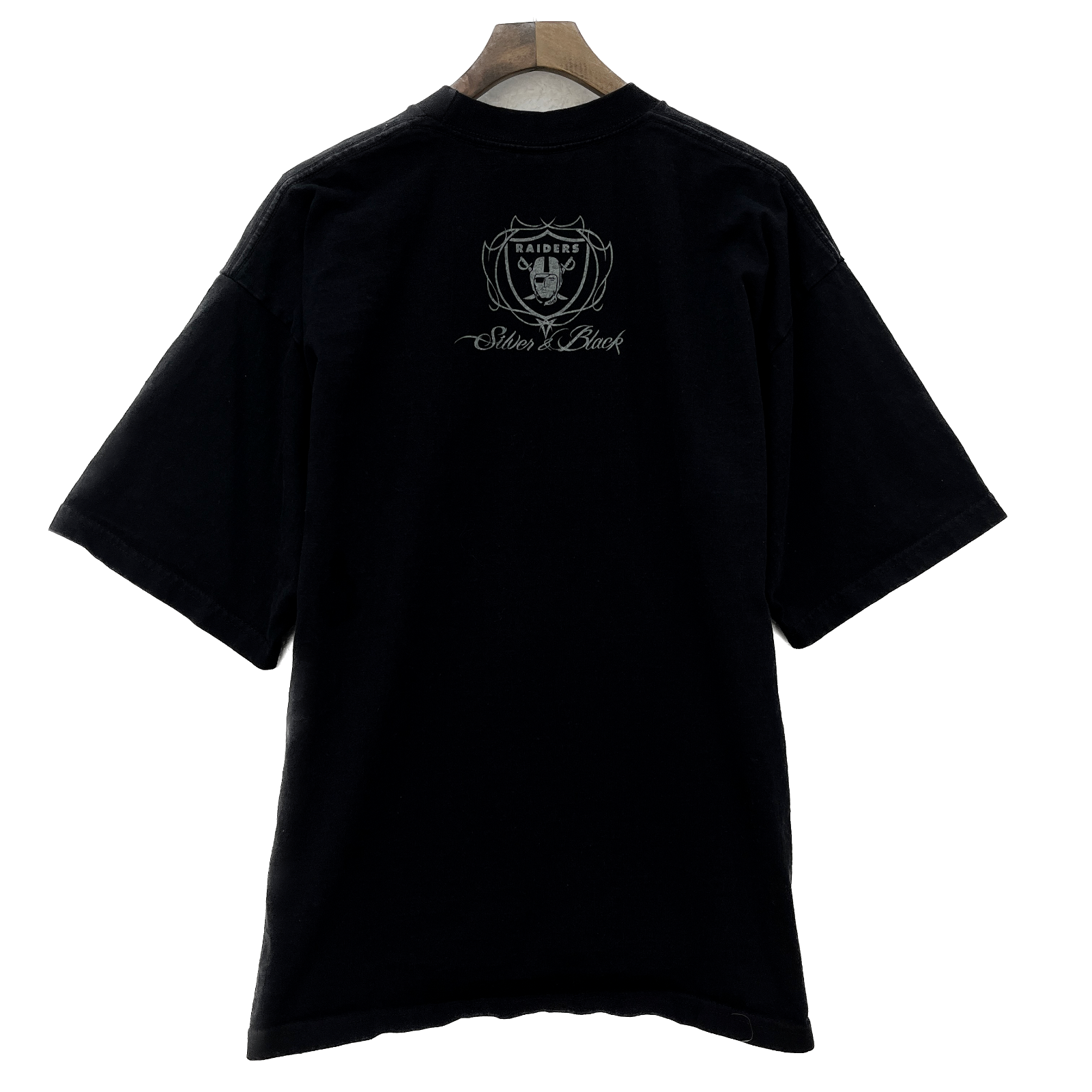 Los Angeles Raiders All Day Vintage Graphic Football T-shirt Size XL Black NFL