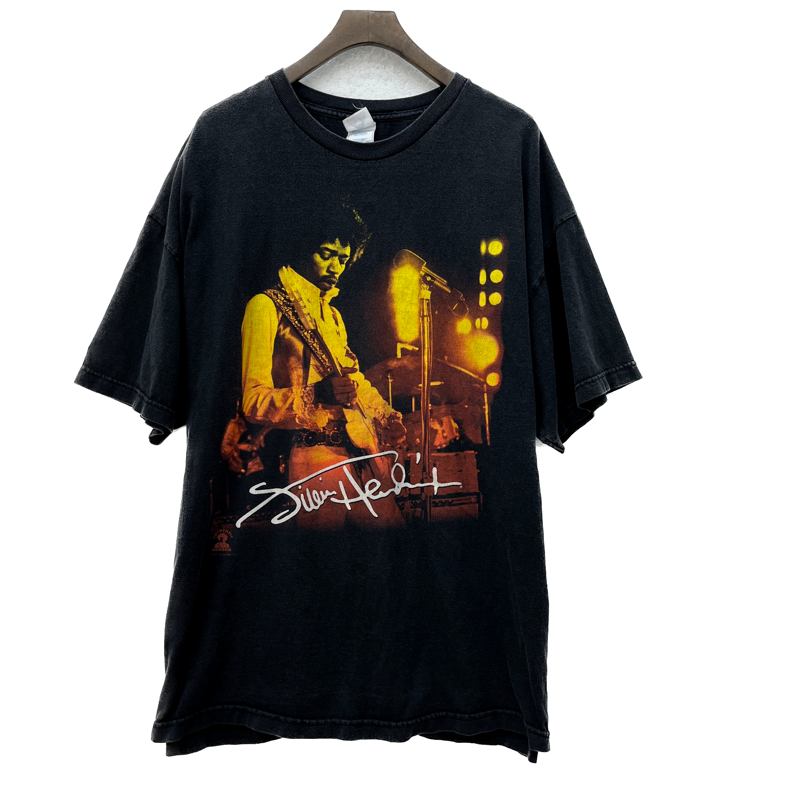 Jimi Hendrix Authentic Vintage Music Tour T-shirt Size 2XL Black