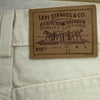 Levi's 512 Orange Tab White Denim Jeans Slim Fit Size 12 Women's
