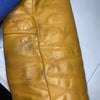 Espanola Vintage Hockey Leather Varsity Jacket Size 36 Youth Blue Brown 80s