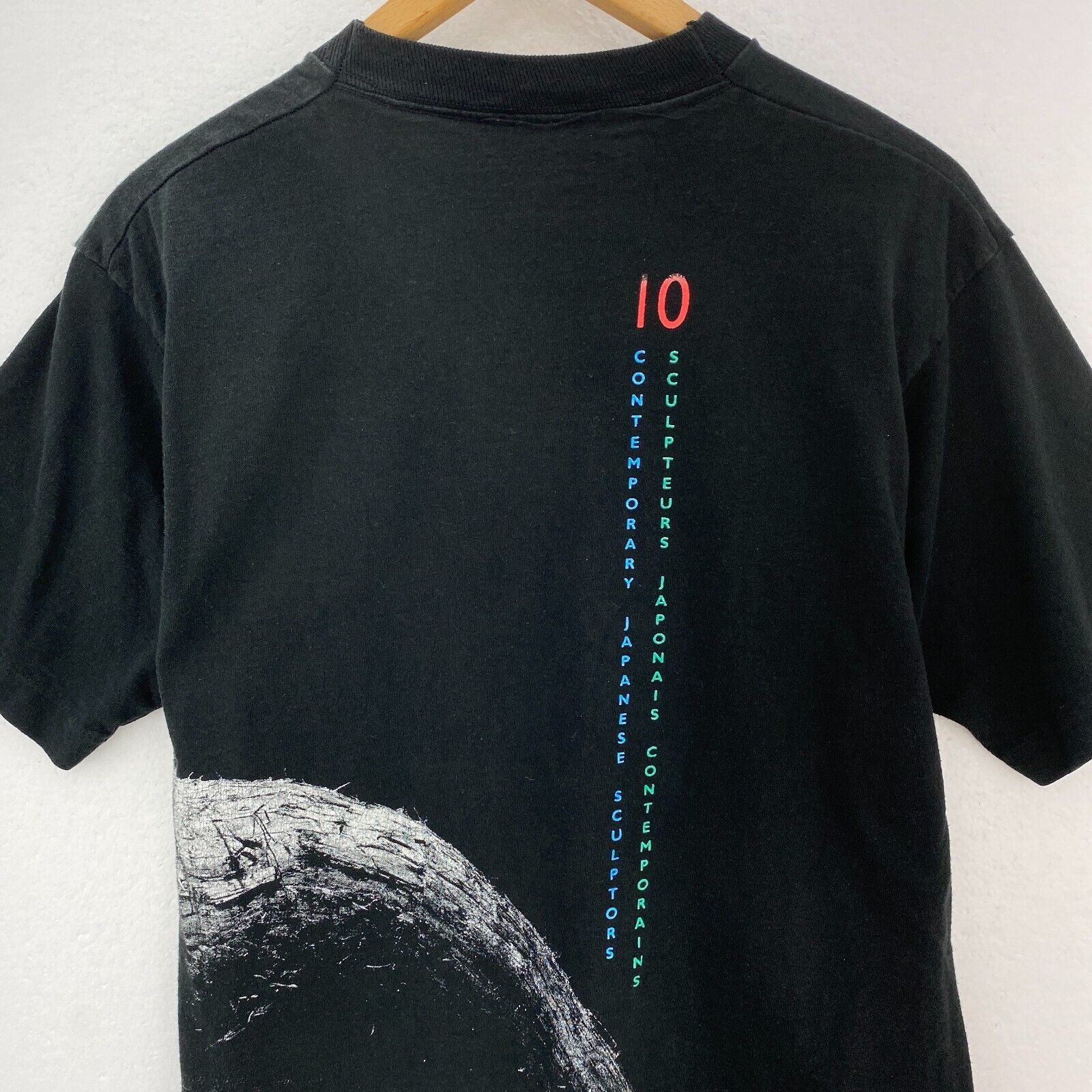 A Primal Spirit Contemporary Japanese Sculptor Black T-shirt Size M
