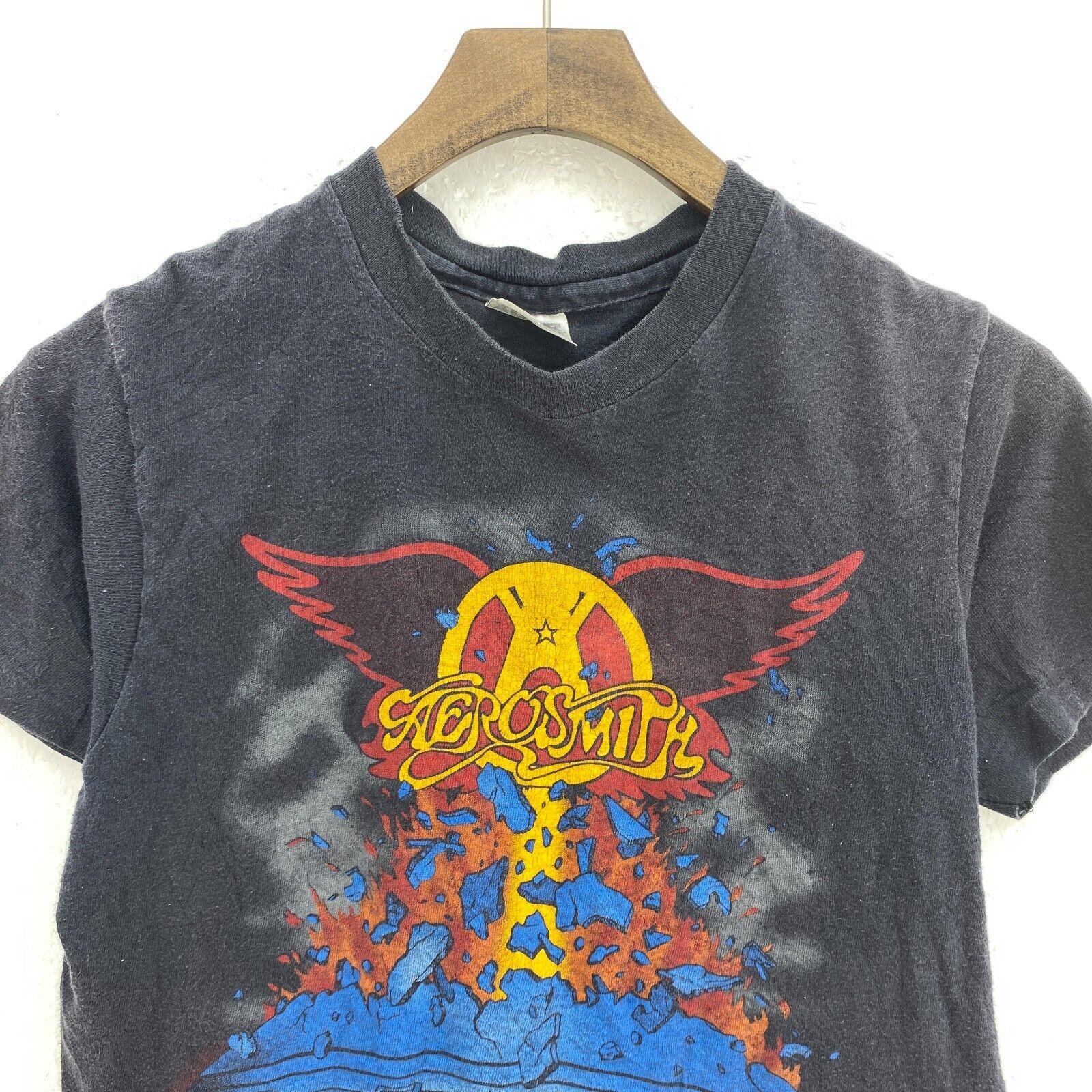 Vintage 1982 Aerosmith Rock in a Hard Place Tour Size M Single Stitch