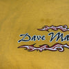 Dave Matthews Band Vintage Music T-shirt Size M Yellow Concert Rock Band Tee