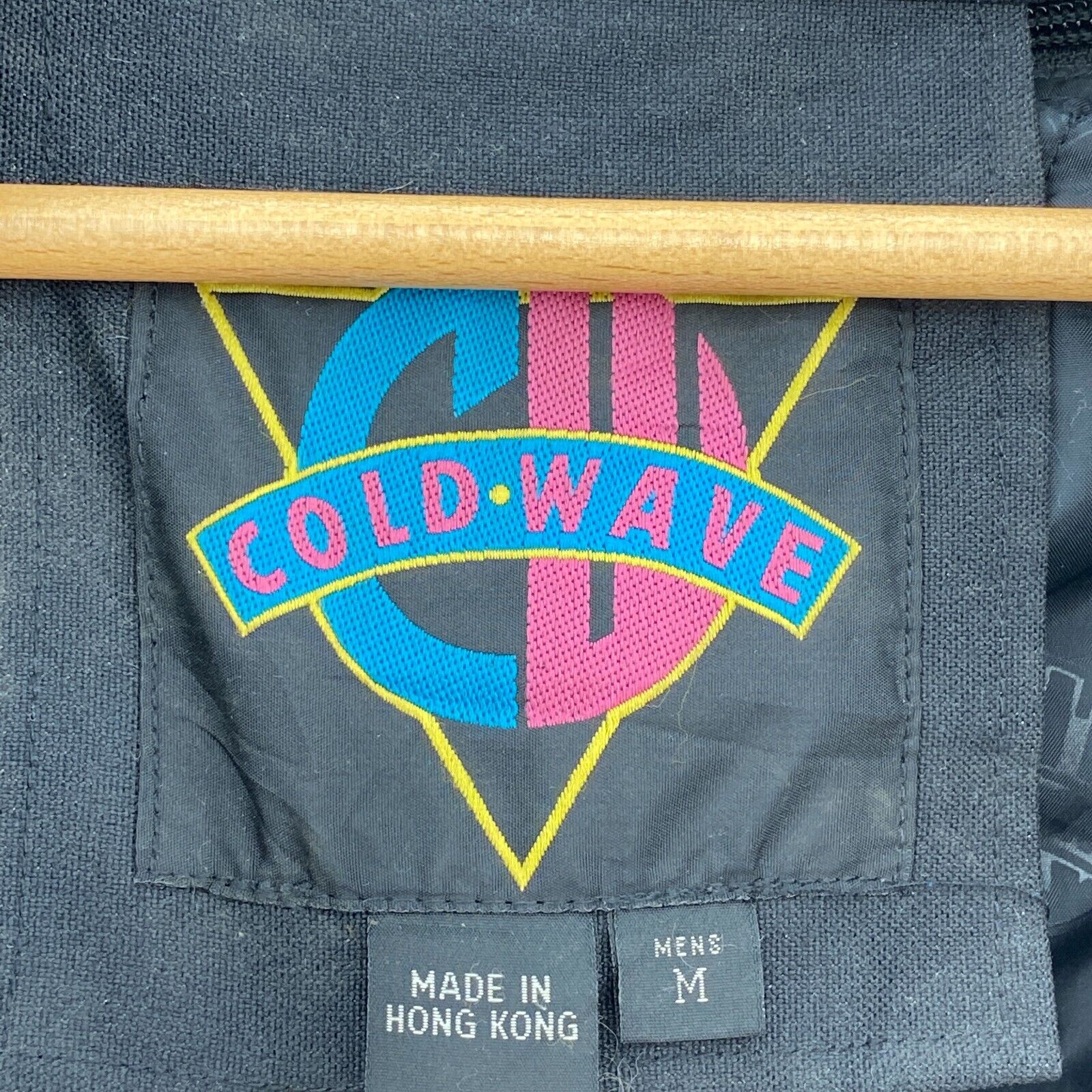 Coldwave Snowmobile Racing Black Winter Jacket Men's Size M