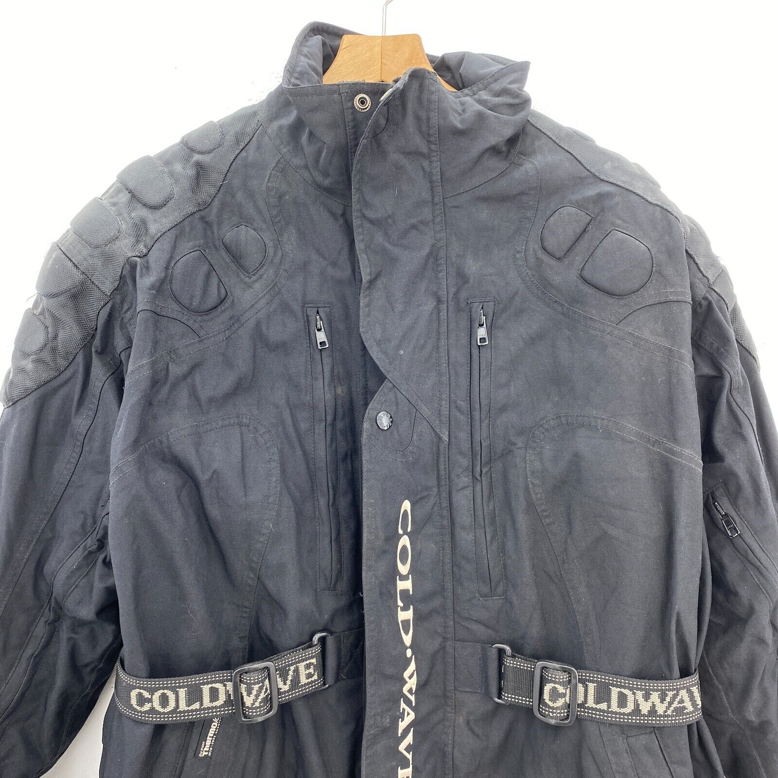 Coldwave Snowmobile Racing Black Winter Jacket Men's Size M