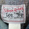 Lee Storm Rider Denim Corduroy Collar Blue Jacket Size M