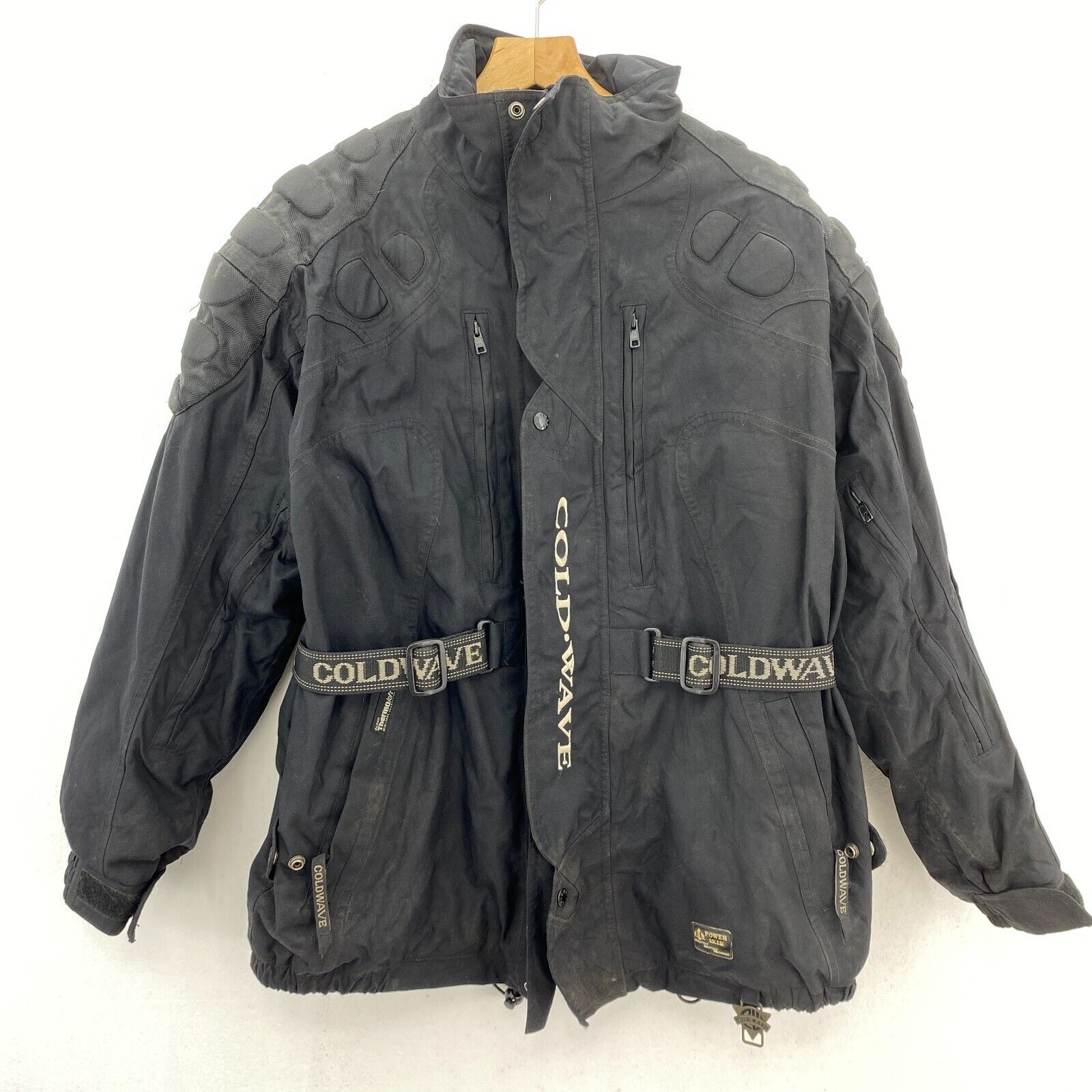 Coldwave Snowmobile Racing Black Winter Jacket Men's Size M