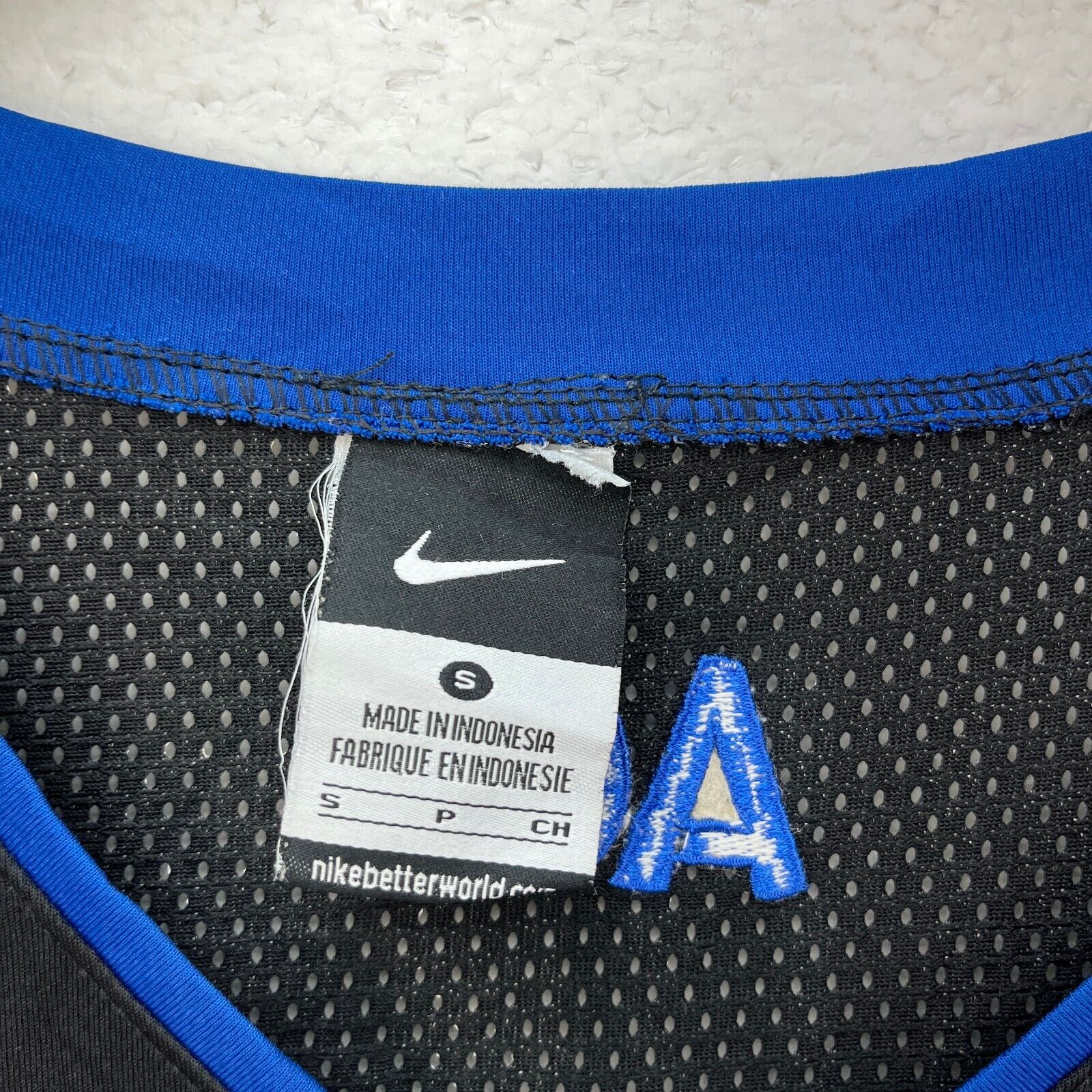 #15 Jahlil Okafor Duke Blue Devils Basketball NCAA Black Nike Jersey Size S