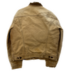 Carhartt Canvas Vintage Trucker Jacket Size 44 Beige Duck Blanket Lined 6BWJP