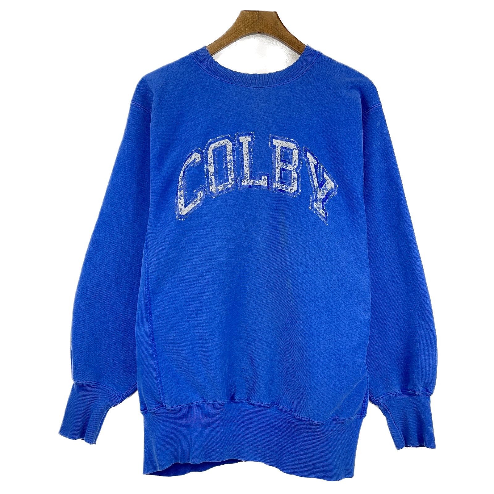 Vintage Champion Reverse Weave Colby Blue Sweatshirt Size L