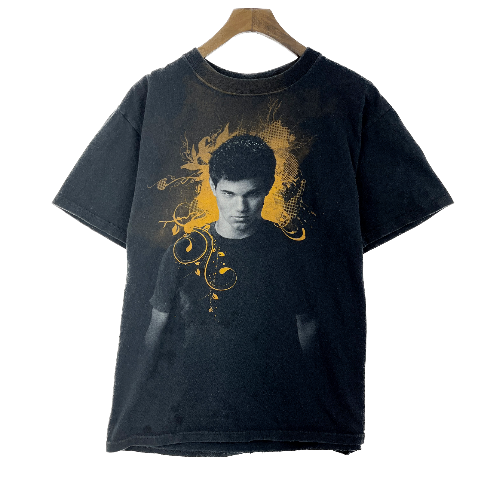 Twilight New Moon Saga Jacob Black Movie Series T-Shirt Black Size Medium