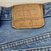 Levi's 501 Blue Light Wash Vintage Denim Tapered Jeans Size 33