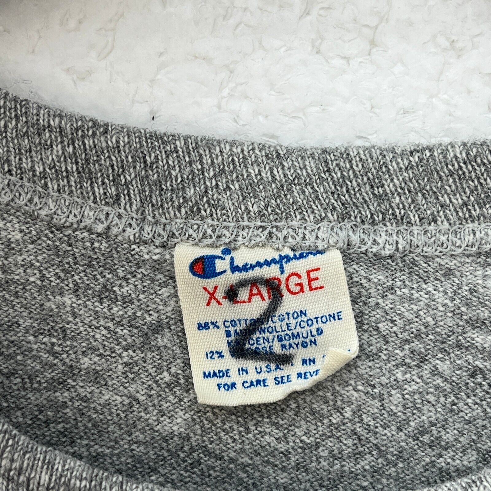 Vintage Champion Ohio State Football Gray Size XL Single Stitch
