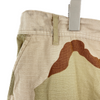 Military Dessert Camo Sandstone Style Cargo Shorts Adjustable Waist Size 31-35