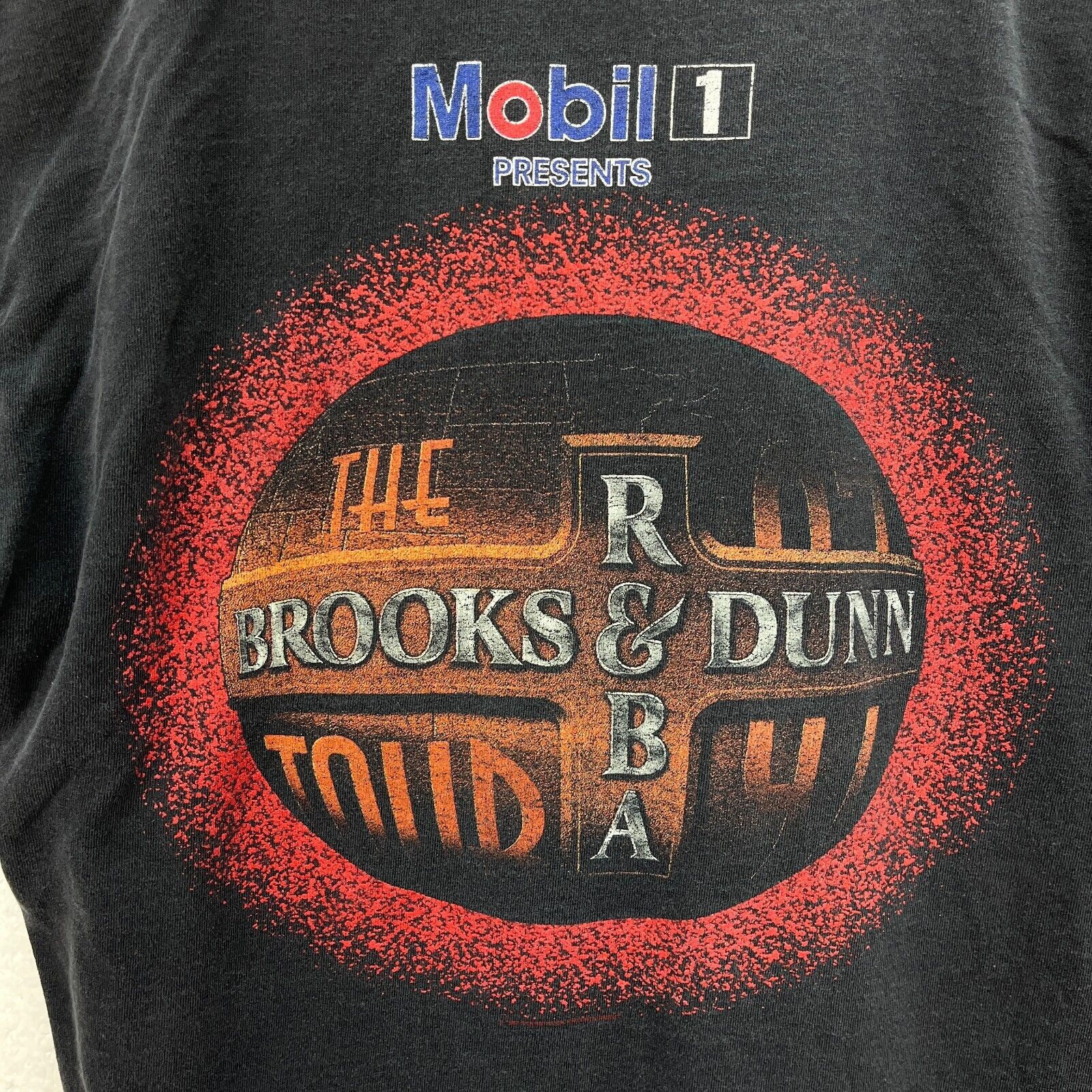 Vintage Brooks & Dunn American Country Music Gray T-shirt Size L