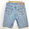Levi's 505 Light Wash Blue Regular Fit Denim Shorts Size 32