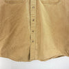 Vintage Carhartt 1990s Double Pocket Button Up Beige Shirt Size L