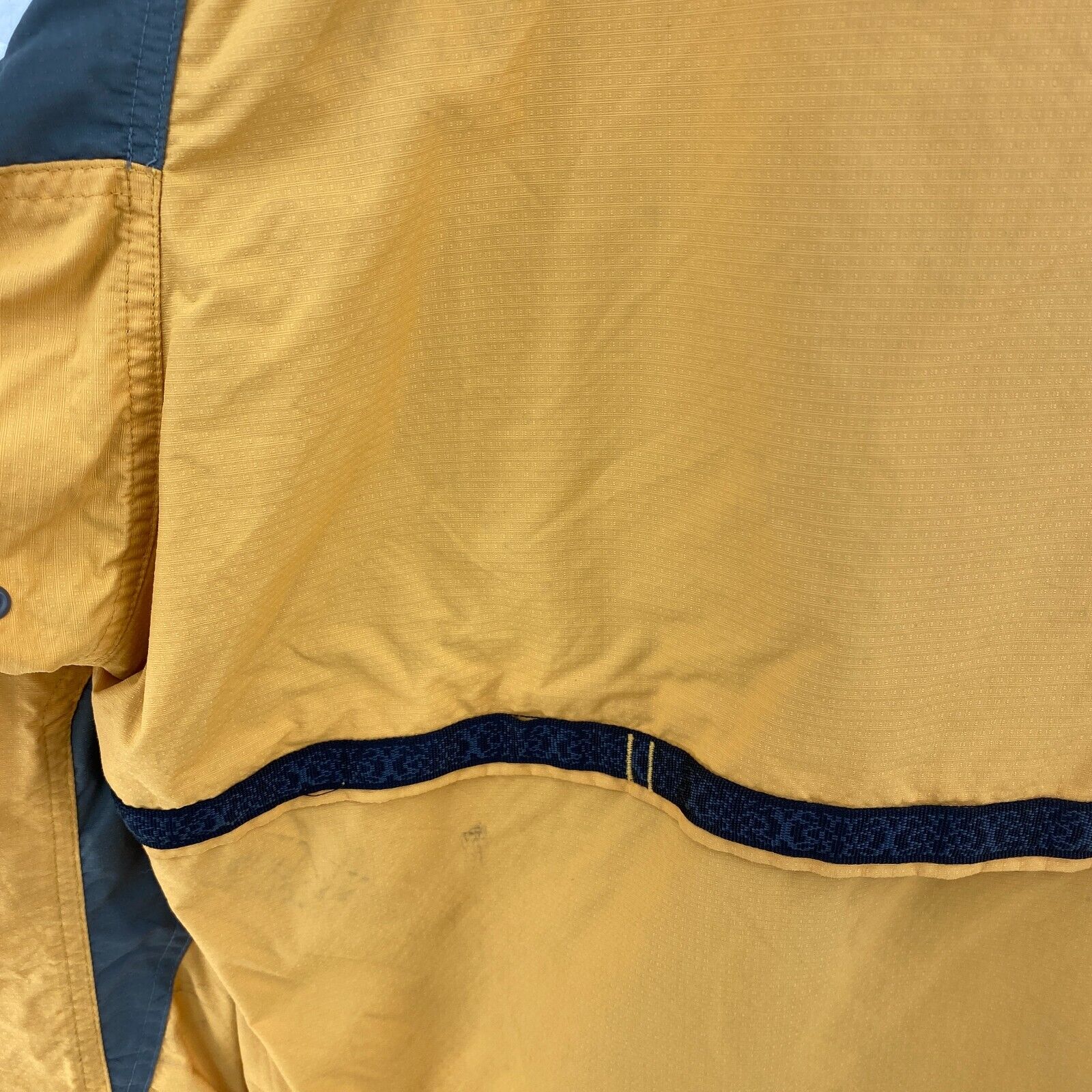 Columbia Half Zip Yellow Anorak Jacket Size L Hooded