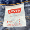 Levi Strauss 550 Orange Tab Medium Wash Blue Jeans Size 33 x 30