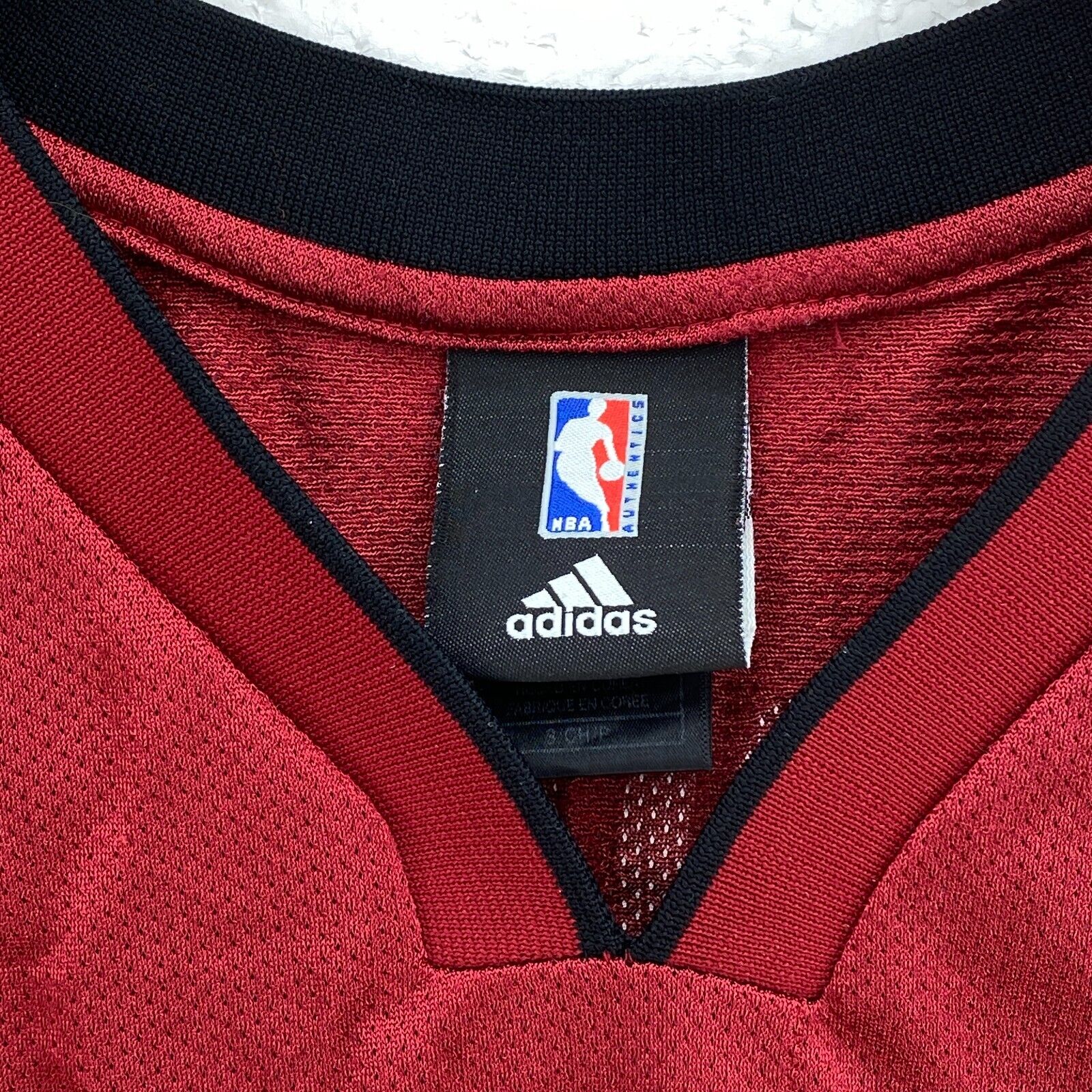 Vintage Miami Heat Shaq O` Neil Adidas NBA Red Jersey Size S
