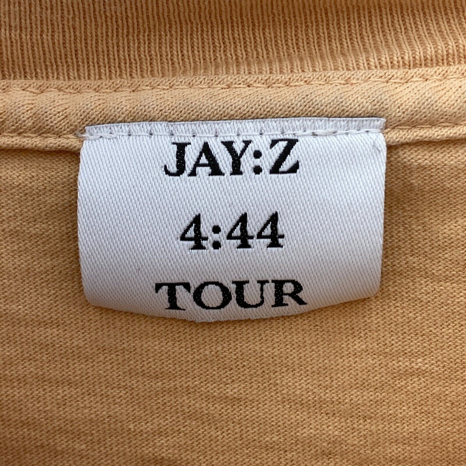 Jay Z 4:44 New York City This Is His 13th Studio Album Orange T-shirt Size L