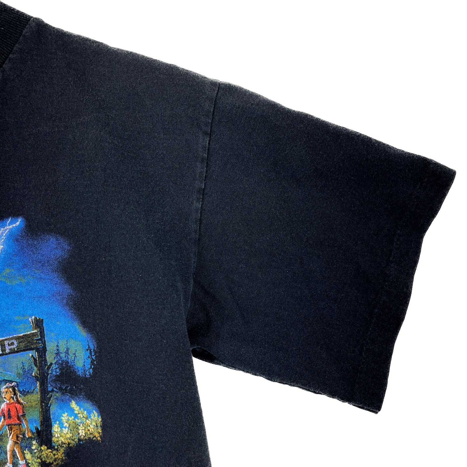 Vintage Goosebumps Ghost Camp Book Novel Graphic T-Shirt Size Kids Large