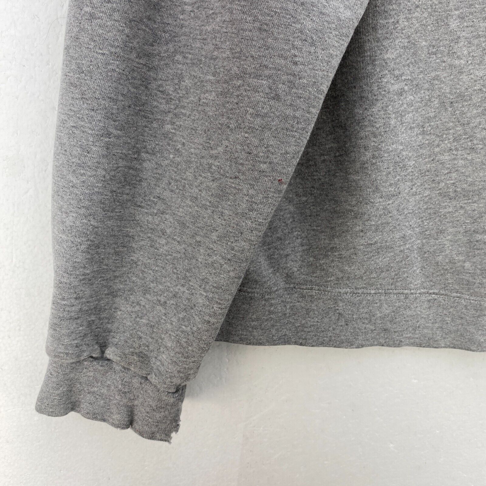 Nike Swoosh Embroidered Sweatshirt Size XL Gray Crewneck
