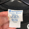 Champion Sweatshirt Pullover Fleece Reverse Weave Black Logos Size S