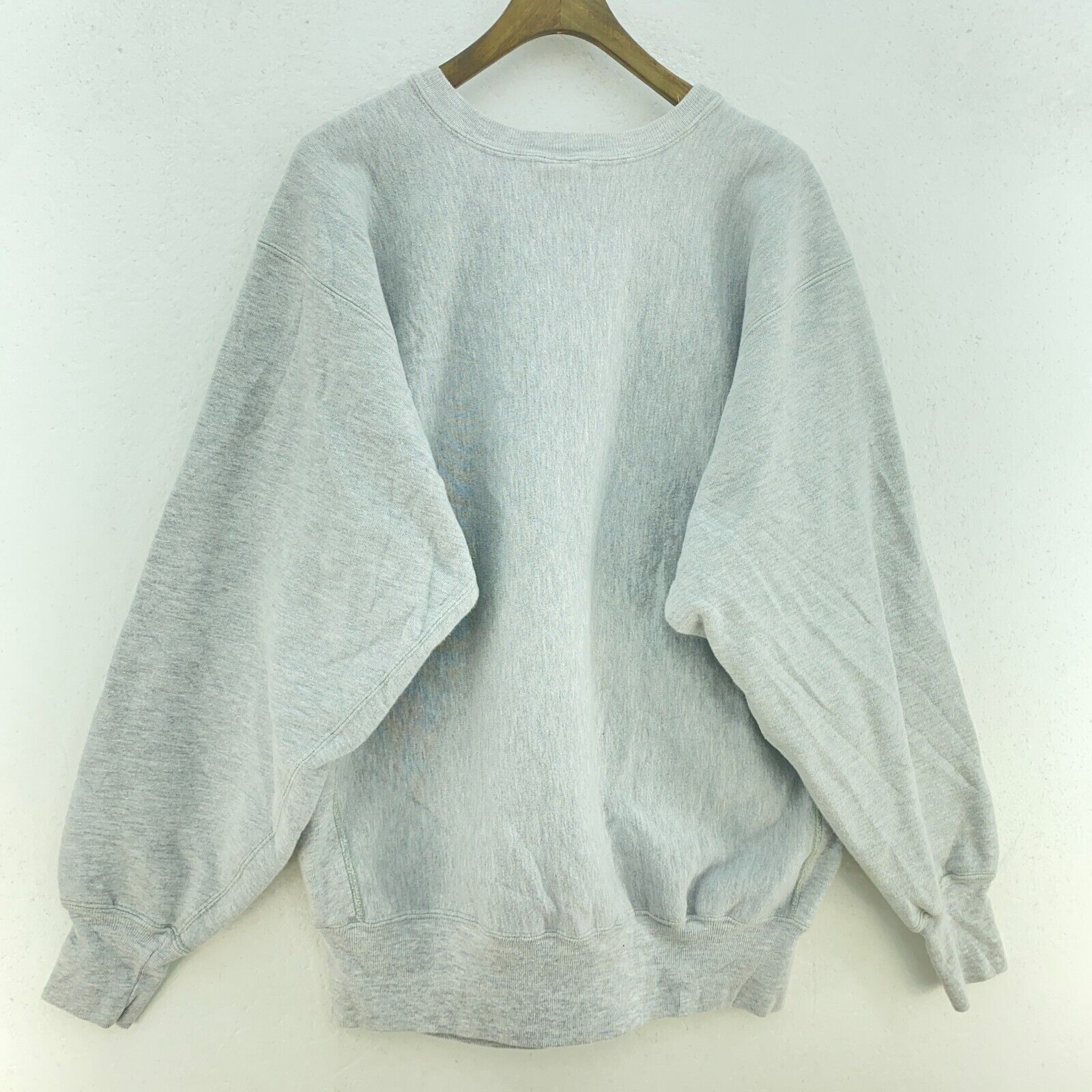 Champion Reverse Weave Emory University Spell Out Gray Sweatshirt Size XXL
