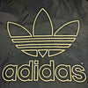 Adidas Original Blue Mid-length Nylon Jacket Full Zip Hooded Size M