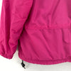 L.L. Bean Fleece Lined Hooded Pullover Jacket Pink Size S 1/4 Zip Women's
