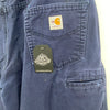 Carhartt Flame Resistant Canvas Navy Blue Worker Pants Size 36 x 30