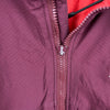 Arc'treyx Beta Logo Full Zip Burgundy Hooded Jacket Size M