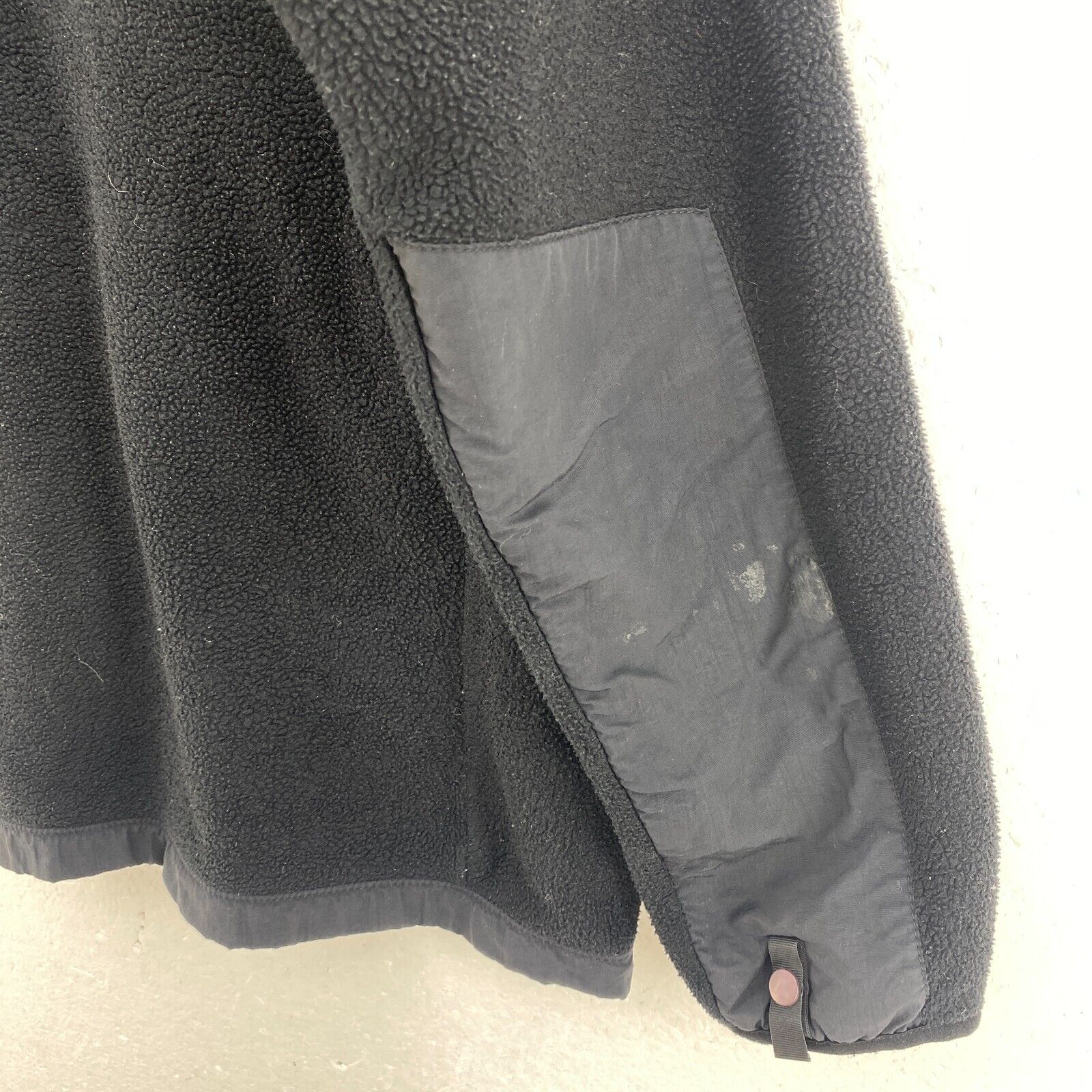 The North Face Full Denali Zip Black Fleece Jacket Size XL Girls