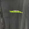 Vintage Days Of Thunder Tom Cruise Movie Promo Black Light Bomber Jacket Size L