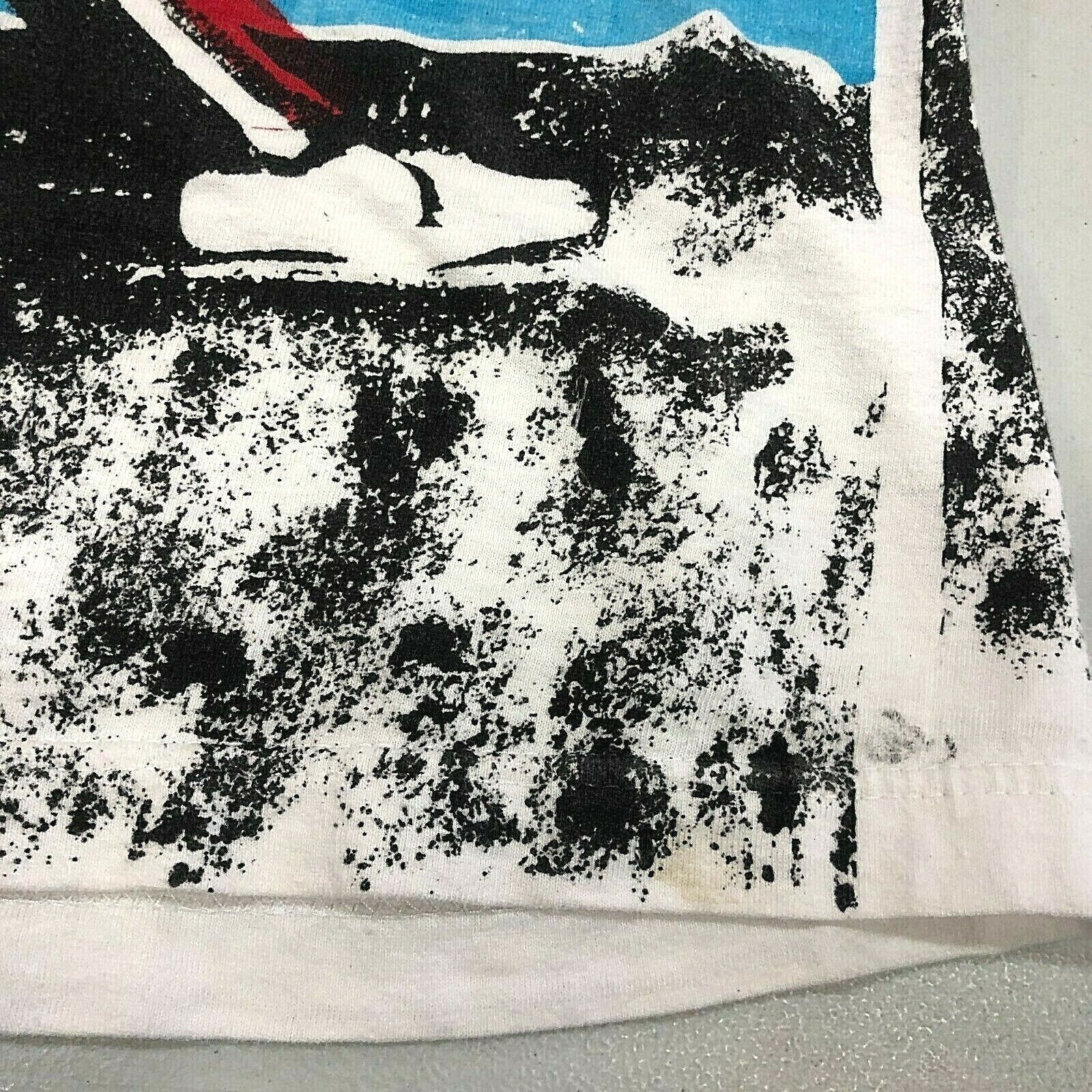 All Over Print 90s Baseball T-shirt Size M 90s