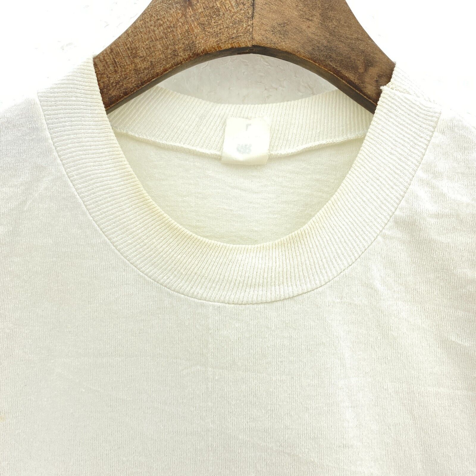Dominican Republic Santo Domingo City White T-shirt Size L Single Stitch