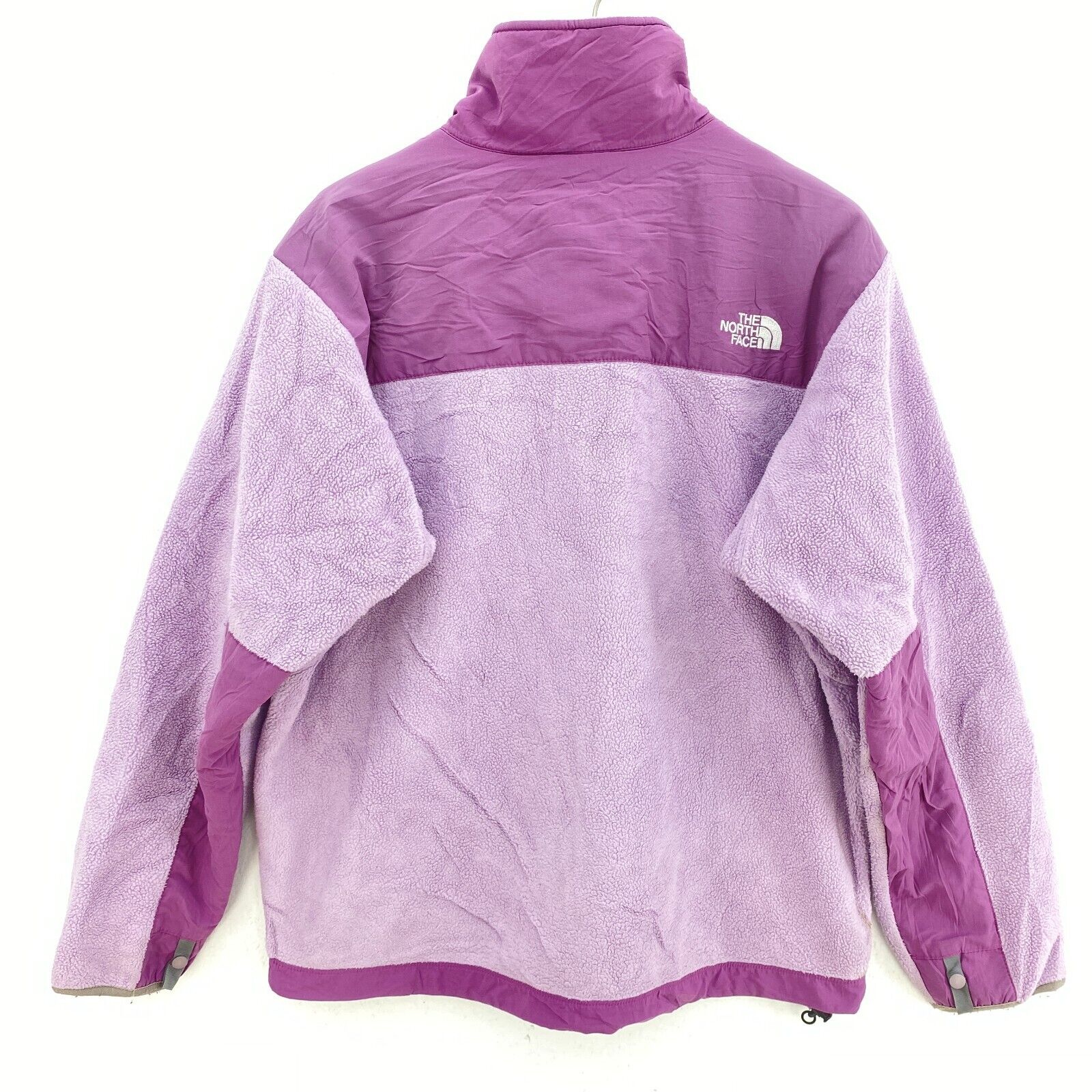 The North Face Women's Fleece Jacket Purple Full Zip Up Size M