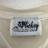 Vintage Disney Mickey Mouse Baseball White T-shirt Size M