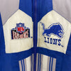 Pro Player Experience Reversible NFL Lions Full Zip Blue Insulated Jacket Size L