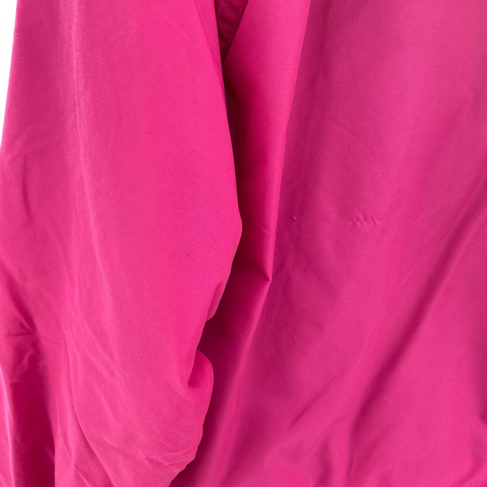 L.L. Bean Fleece Lined Hooded Pullover Jacket Pink Size S 1/4 Zip Women's