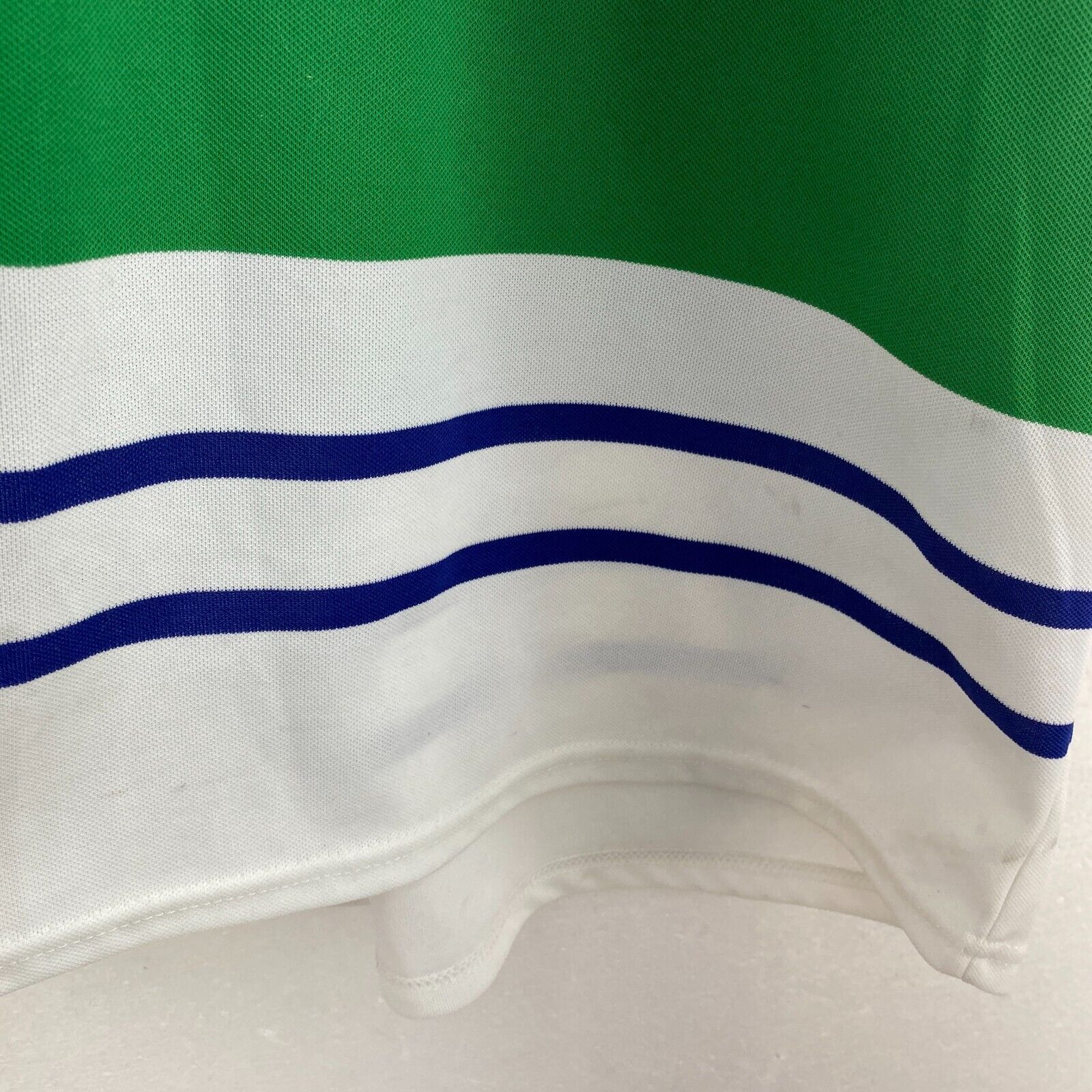 Californias Stewart #13 Green White Long Sleeve Jersey Size XL