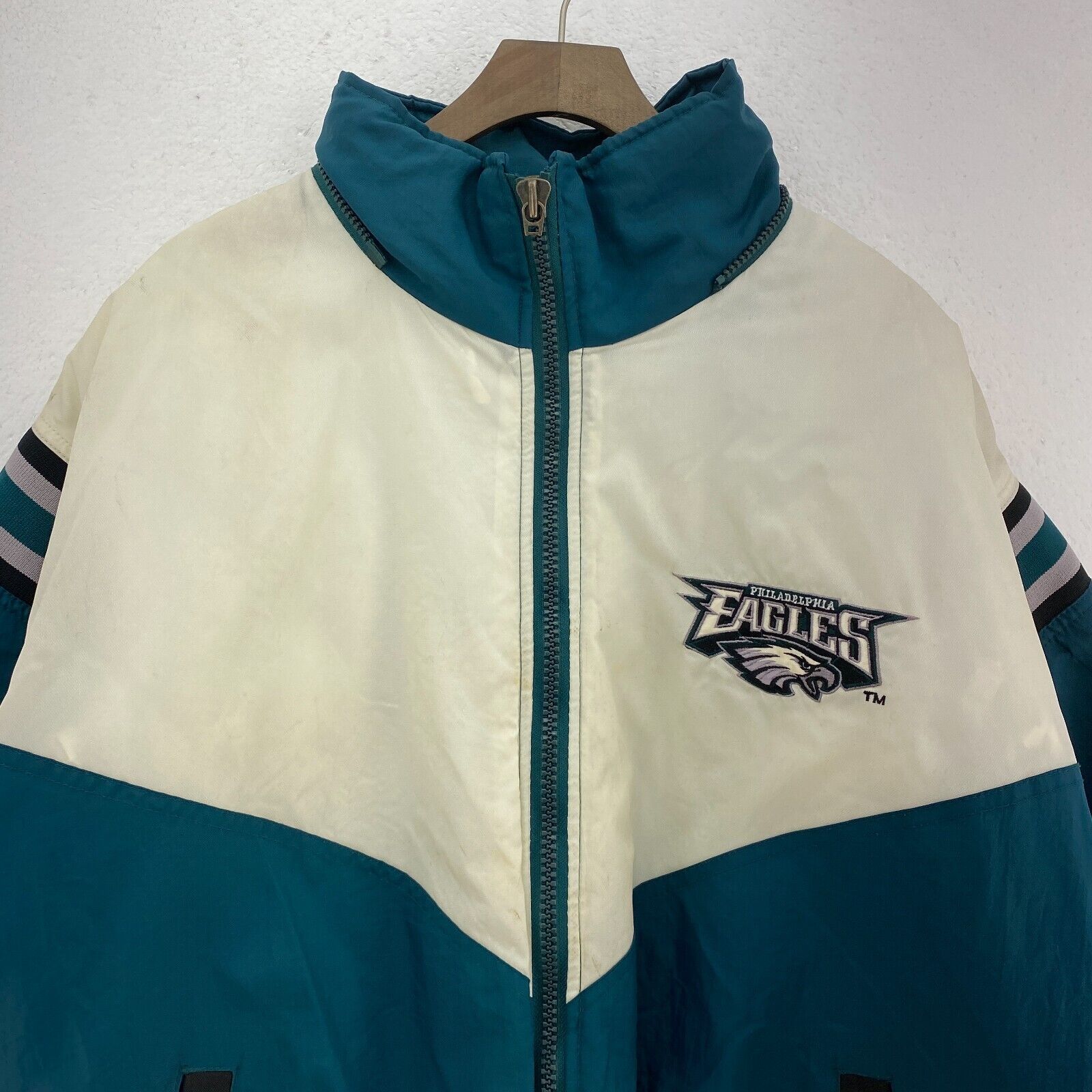 Philadelphia Eagles NFL Experience Full Zip Insulated Green Jacket Size L