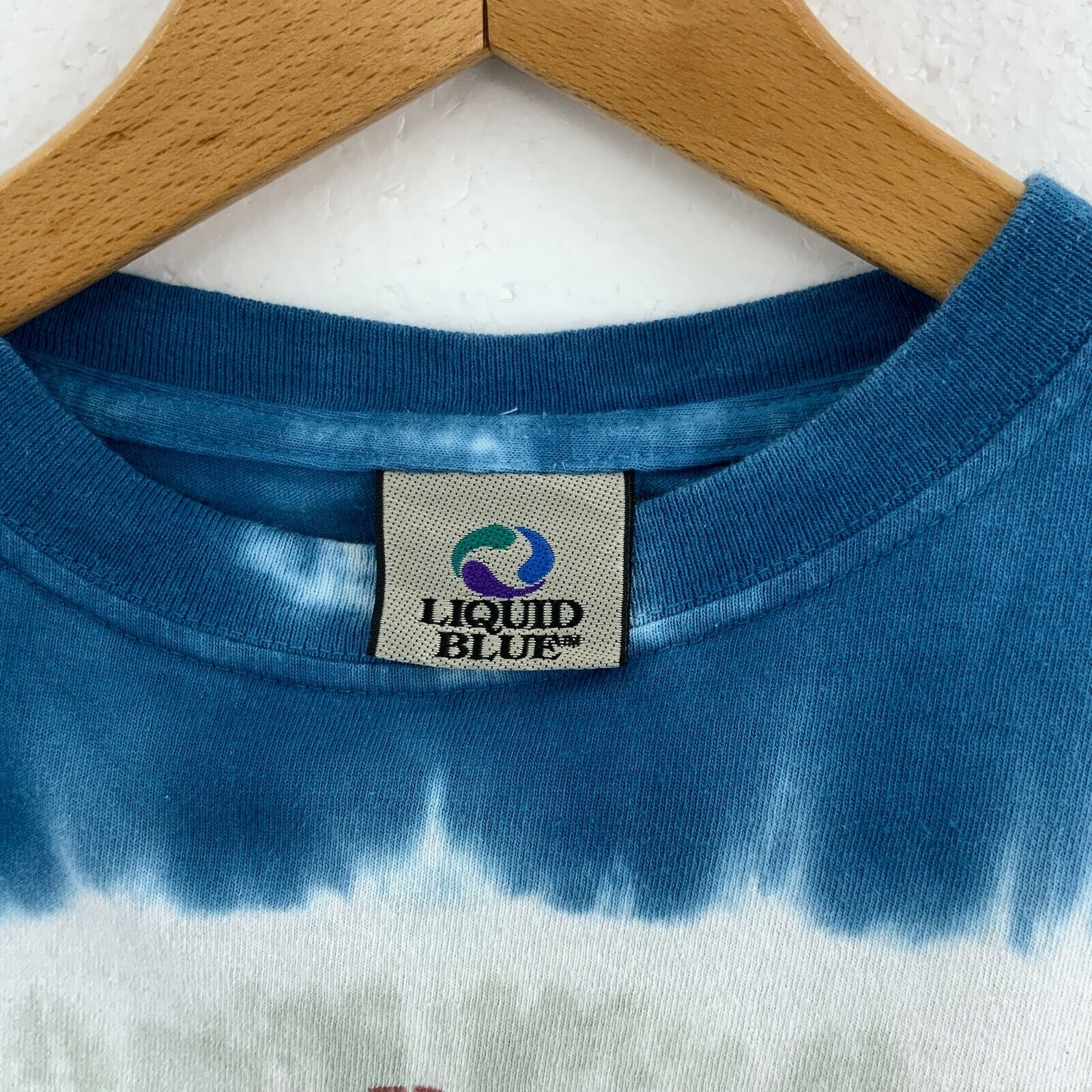 2003 Bruce Springsteen The E Street Band Tie Dye Blue T-shirt Size M
