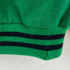 Vintage Varsity College Snapped Cheerleader Green Black Jacket Size M
